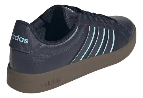 Tenis adidas Grand Court Base Casuales Hombre Negro HQ0070 Talla 26.5 MX | Grado A