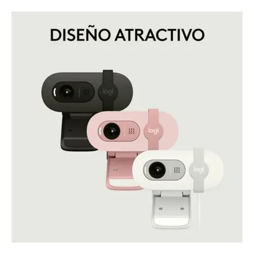 Cámara Web Logitech Brio 100 Full HD Color Blanco | Grado B
