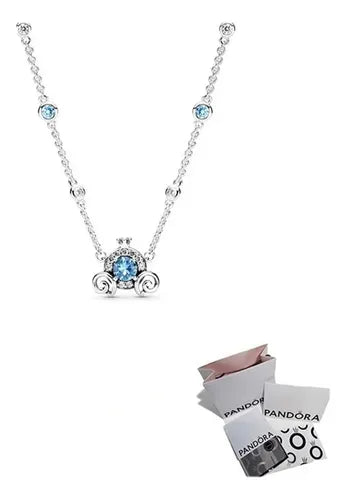 Collar De Plata Con Pandora Calabaza Azul Un Diseño Mágico ...