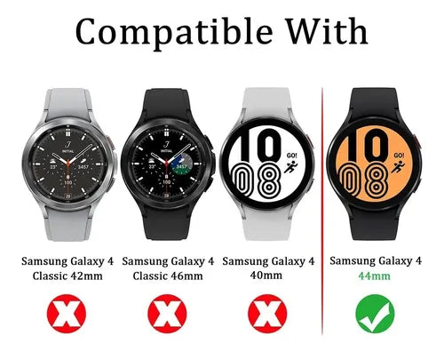 mica de cristal templado premium para galaxy watch 4 2