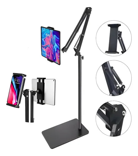 Soporte Suelo Ajustable para iPad o Teléfono 360 Grados | Grado B