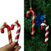 12 Colgantes de Caramelo para Árbol de Navidad Color Rojo | Grado B