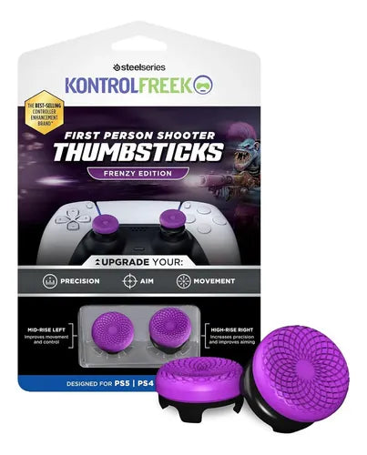 Grips KontrolFreek Galaxy Violeta para PS4 y PS5 | Grado B