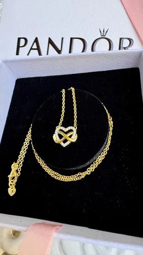 Collar con Dije 50 cm Color Dorado