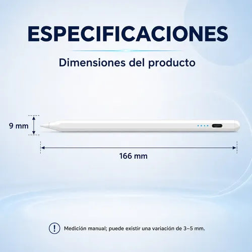 Lápiz Óptico Magnético Inalámbrico para iPad con 6 Puntas | Grado B