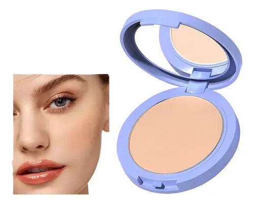 Base de Maquillaje en Polvo Compacto Fijador Matte para Piel Grasa | Grado B