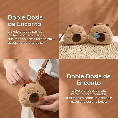 Colgante de Monedero de Felpa de Anime de Capybara | Grado B