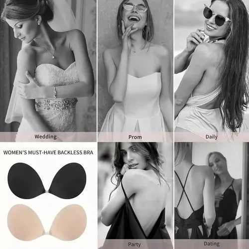 BRA BRASIER STRAPLESS PUSH UPS INVISIBLE FULL 2