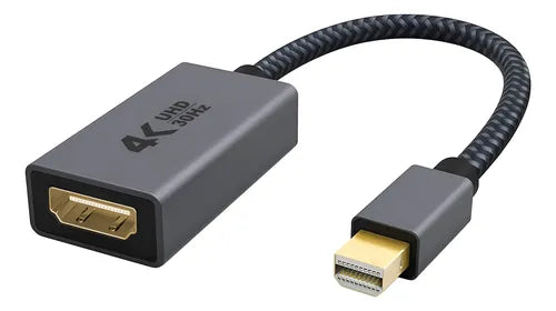 Cable Adaptador Mini DisplayPort a HDMI 4K Compatible con Thunderbolt 2 | Grado B