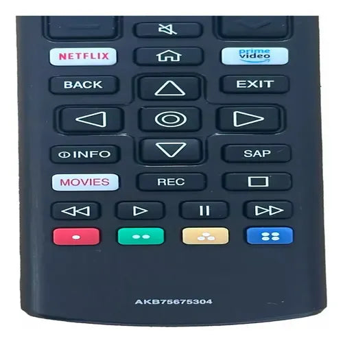 Control Compatible con LG AKB75675304 Smart TV Netflix Prime | Grado B