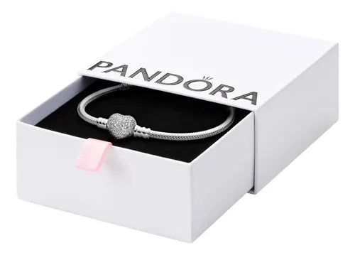Bracelet Pandora Moments Sparkling Heart Clasp Silver