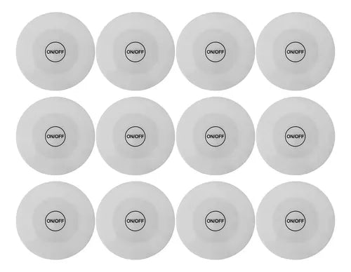 12 Pegatinas para Botellas Posavasos Luces Taza Tapete LED | Grado B