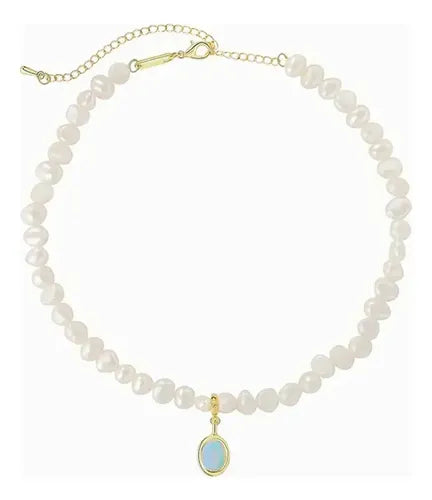 Collar de Perlas Naturales Cultivadas para Mujer Elegante | Grado B