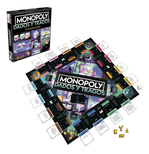 Juego de Mesa Monopoly Dados y Tragos | Grado A