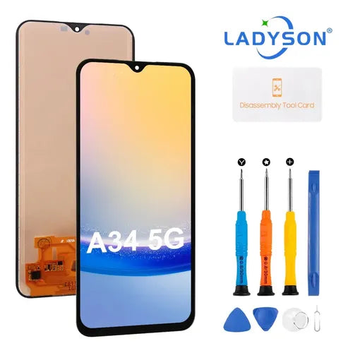 Pantalla Incell Ladyson para Samsung A34 5G A346 y A346B Color Negro | Grado B