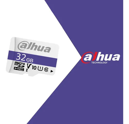 Microsd Dahua de 32 GB Clase 10 U1 para Grabación de Video | Grado B