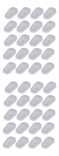 10 Almohadillas Nasales de Silicona Suave para Lentes | Grado B