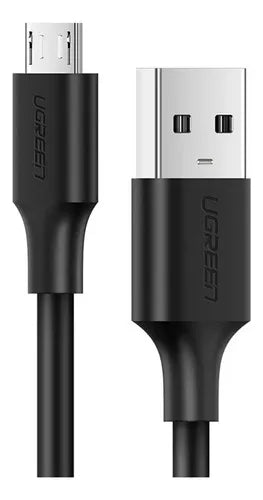 Cable USB a Micro USB Ugreen 480 Mbps de 1 m Color Negro | Grado B
