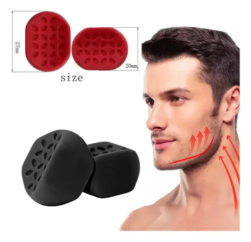 Ejercitador de Mandibula Jawline Jawrsize Marca el Musculo Negro | Grado B
