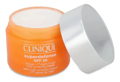 Crema Clinique Antiedad Superdefense SPF 25 Fatigue Multicorrección 50ML Luminosidad 12H Grasa | Grado B