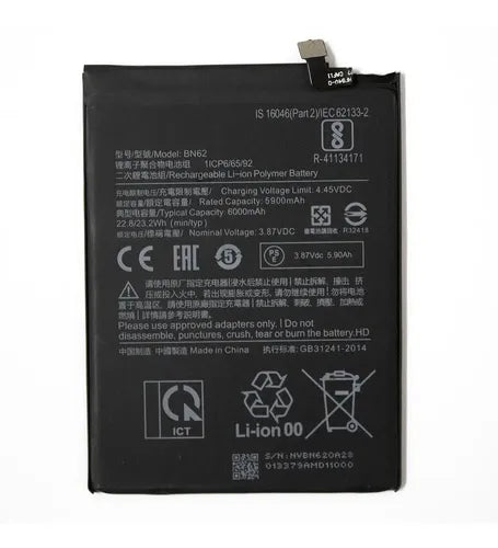 Batería para Xiaomi Poco M3 Redmi 9T BN62 6000mAh | Grado B