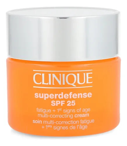 Crema Clinique Antiedad Superdefense SPF 25 Fatigue Multicorrección 50ML Luminosidad 12H Grasa | Grado B