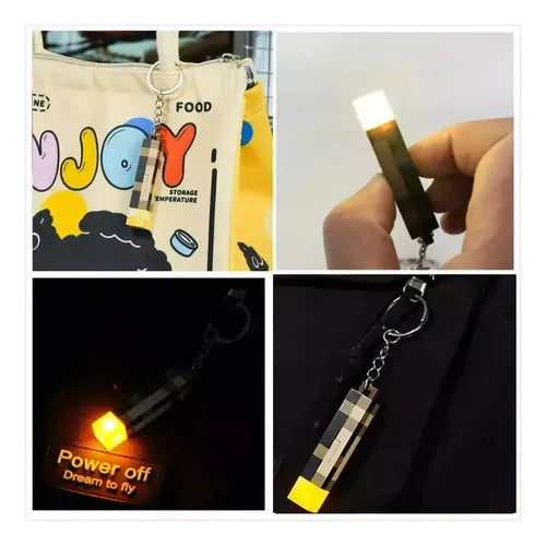 2 Llaveros de Antorcha Luminosa con Luz Nocturna | Grado B