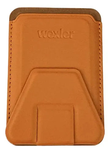 Tarjetero Cartera Magnético Compatible con MagSafe para iPhone Color Camel | Grado B