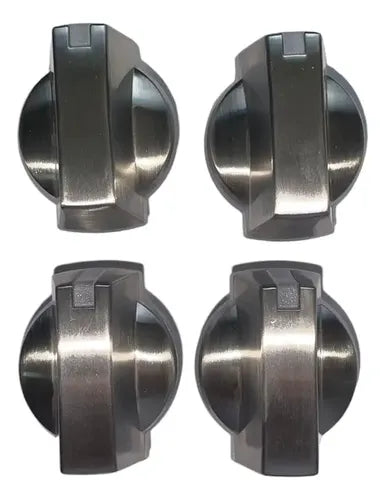 Kit de 5 Perillas Reforzadas para Parrilla GE Profile de Acero Inoxidable | Grado B