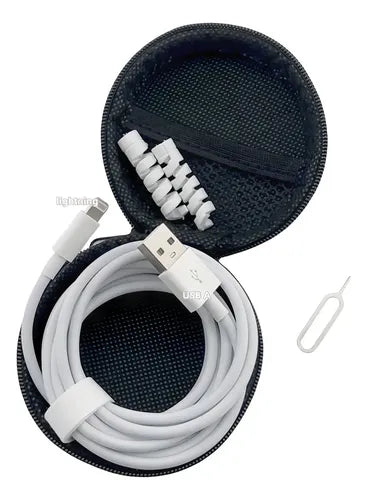 2M Cable para iPad iPhone 5 6 7 8 X Se 11 12 13 14 de Carga Rápida Conjunto | Grado B