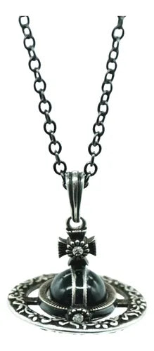 Collar Saturno Brillante de Nácar Degradado | Grado B