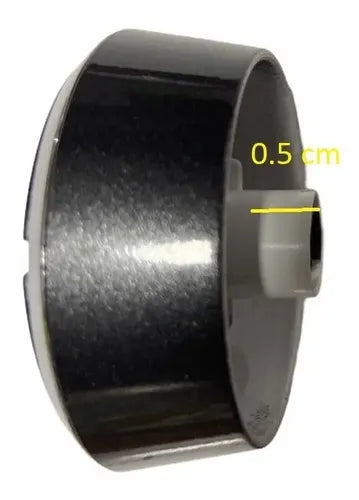 Perilla para Centro Lavado Mabe 4 Cms Gris Grafito | Grado B
