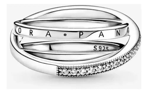ANILLO TRIPLE BANDA EN PAVE 2