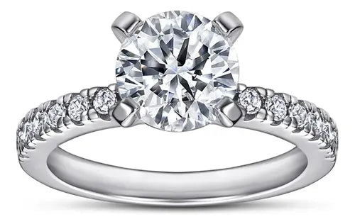 Anillo de Promesa para Mujer Talla 6 Color Plateado