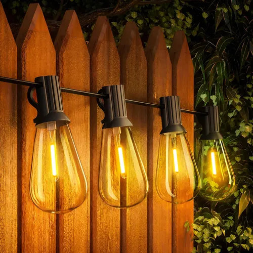 Guirnalda de Luces 50 Focos Exteriores Impermeables LED de 15 M Blanco | Grado B