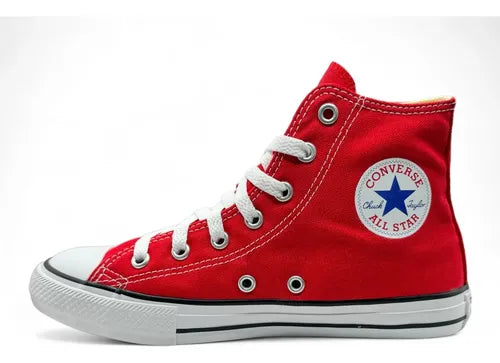 Tenis Converse Chuck Taylor Core Bota Alta Rojo Unisex Talla 19.5 MX | Grado A