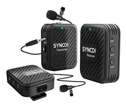 Micrófono Inalámbrico Lavalier con Cancelación de Ruido 2.4G USB Negro | Grado B