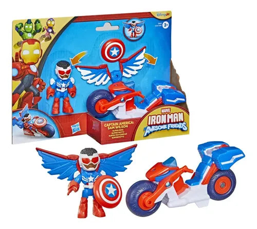 Set Ihaf Capitán América Super Bike Sam Wilson | Grado A
