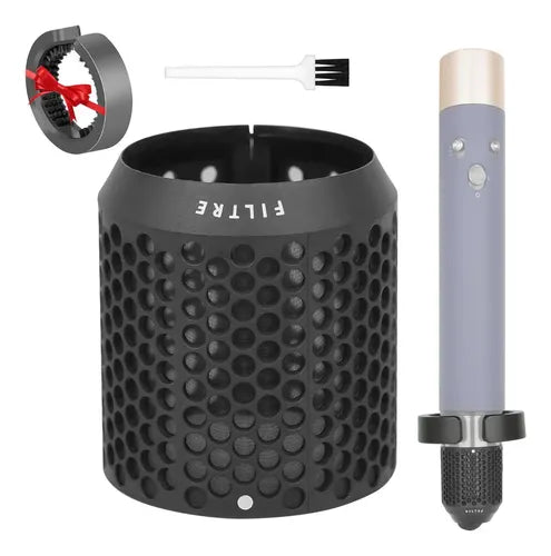 Funda de Filtro y Cepillo de Limpieza para Dyson Airwrap Gris | Grado B