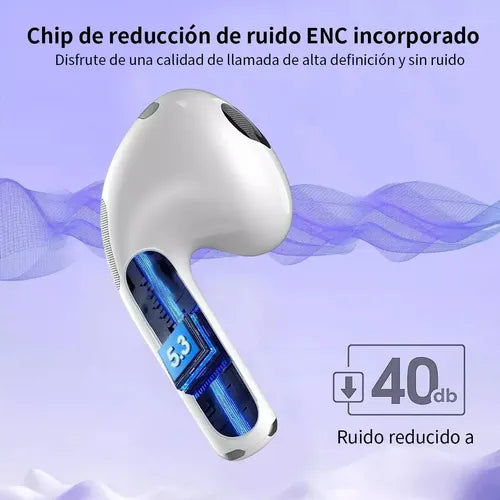 Auriculares Inalámbricos PRO4 Compatibles con iPhone Android | Grado B