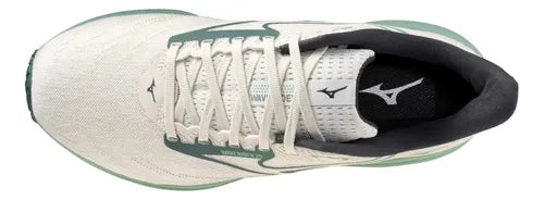 Tenis Mizuno Wave Rider 29 Hombre Blanco Liso Talla 26 MX | Grado A