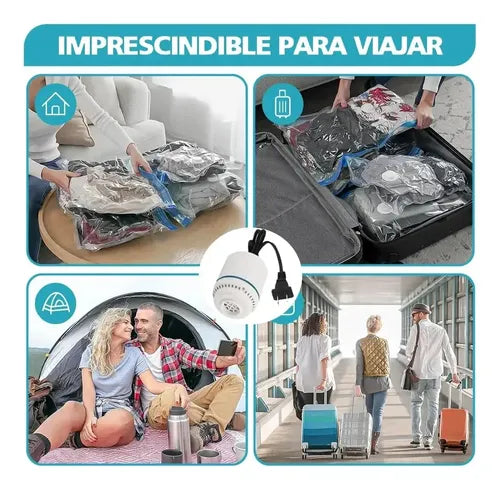 Bolsas de Vacío para Ropa con Bomba Eléctrica 20 Piezas | Grado B