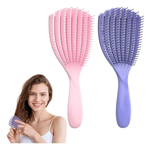 Cepillo para Peinar el Cabello Rizado con Elasticidad | Grado B