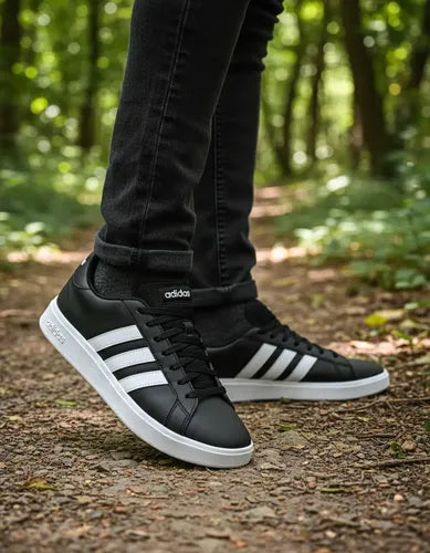 Tenis adidas Grand Court Base Casuales Hombre Negro HQ0070 Talla 26.5 MX | Grado A