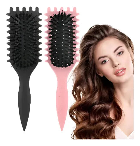 Cepillo para Peinar el Cabello Rizado con Elasticidad | Grado B