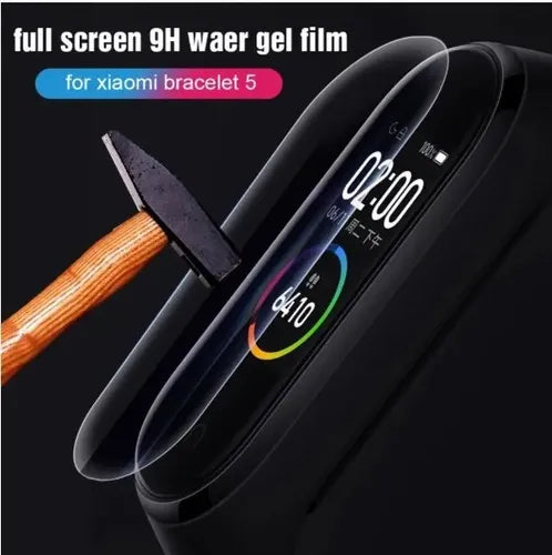 5 micas protectoras para xiaomi mi band 5  compatible m5 1