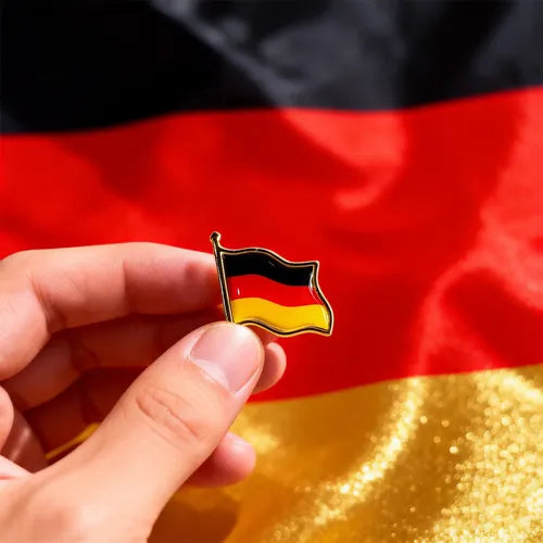 Broche Pin Metálico con Bandera de País | Grado B