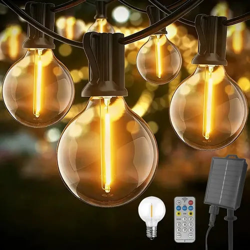 Guirnalda de Luces 50 Focos Exteriores Impermeables LED de 15 M Blanco | Grado B
