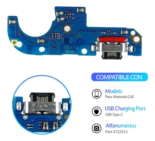 flex flexor centro de carga para moto g42 xt2233 2 1
