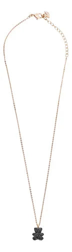 Collar de Osito Teddy Brillante Estilo 3D | Grado B